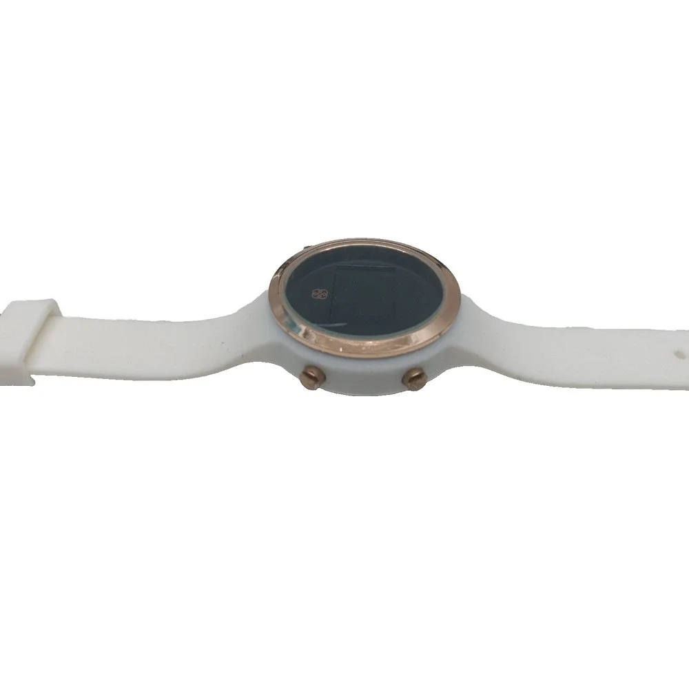 Daisy Fuentes Golden White Digital Alarm Chrono Quartz Watch with box No Battery
